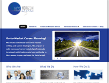 Tablet Screenshot of horizoncareersolutions.com